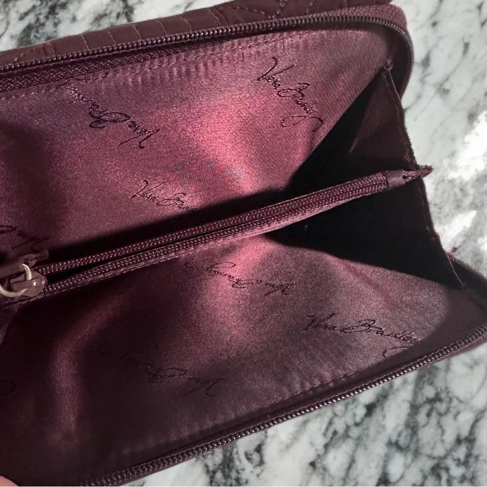 FREE* Vera Bradley Ultimate Trifold Accordion Wallet Rehabbed Floral Accents GUC - Picture 13 of 17